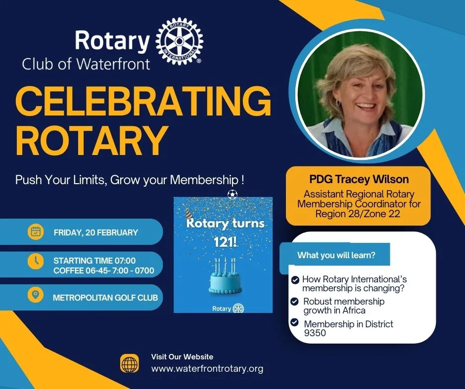 Read more about the article Celebrating 121 years of Rotary with PDG Tracey Wilson